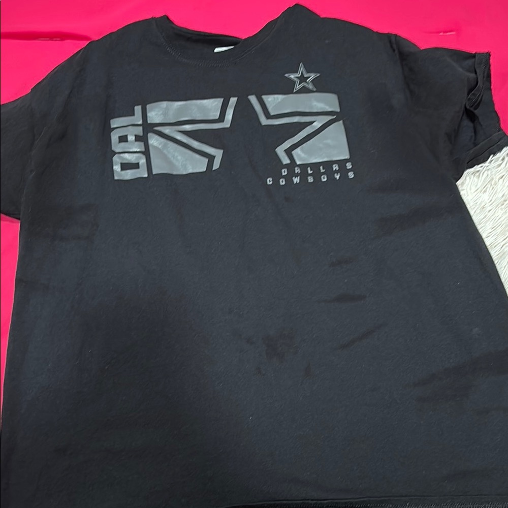 NFL Team Apparel Black Crew Neck Shirt